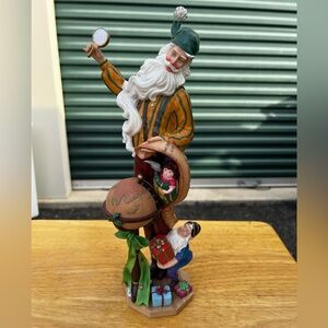 Vintage Lenox Annual Pencil Santa- 2010-“Mapping the Route”
